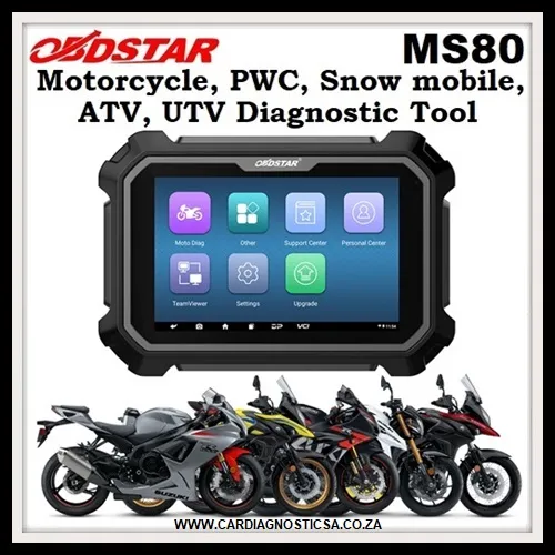 OBDSTAR MS80 Motorsiklet-ATV-UTV Arıza Tespit Cihazı